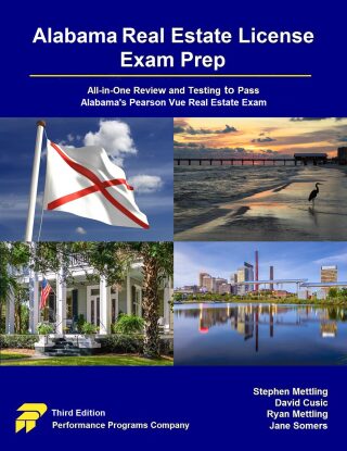 Cover image: Alabama Real Estate License Exam Prep: All-in-One Review and Testing to Pass Alabama's Pearson Vue Real Estate Exam  3rd edition 9781955919418