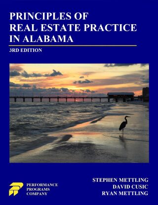 Titelbild: Principles of Real Estate Practice in Alabama 3rd edition 9781955919425