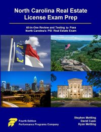Imagen de portada: North Carolina Real Estate License Exam Prep: All-in-One Review and Testing to Pass North Carolina's PSI Real Estate Exam 4th edition 9781955919449