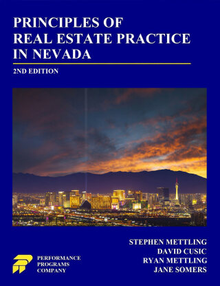 Cover image: Principles of Real Estate Practice in Nevada 2nd edition 9781955919562