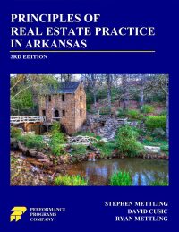 Cover image: Principles of Real Estate Practice in Arkansas 3rd edition 9781955919609