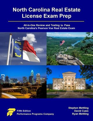 Cover image: North Carolina Real Estate License Exam Prep: All-in-One Review and Testing to Pass North Carolina's Pearson Vue Real Estate Exam 5th edition 9781955919678