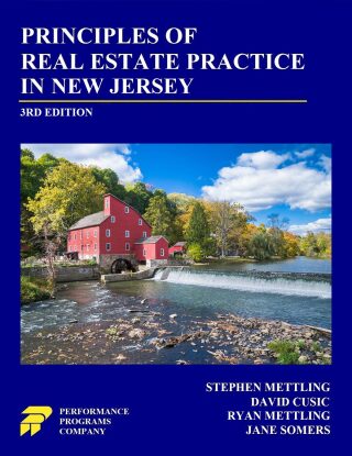 Cover image: Principles of Real Estate Practice in New Jersey: 3rd Edition 3rd edition 9781955919876