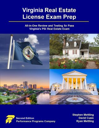 Cover image: Virginia Real Estate License Exam Prep: All-in-One Review and Testing to Pass Virginia's PSI Real Estate Exam 2nd edition 9781955919975