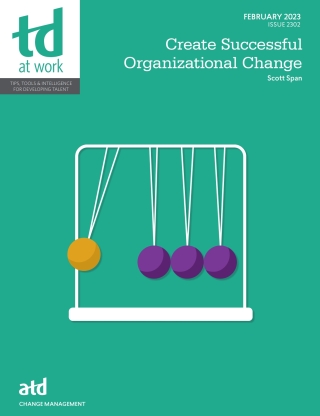 Cover image: Create Successful Organizational Change 9781957157078