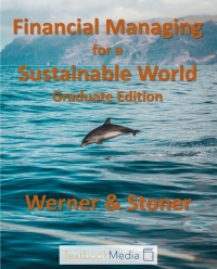 Cover image: Financial Managing for a Sustainable World Graduate Edition 1st edition 9781957725505