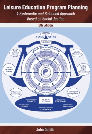 Imagen de portada: Leisure Education Program Planning A Systematic and Balanced Approach Based on social Justice 6th edition 9781962710435