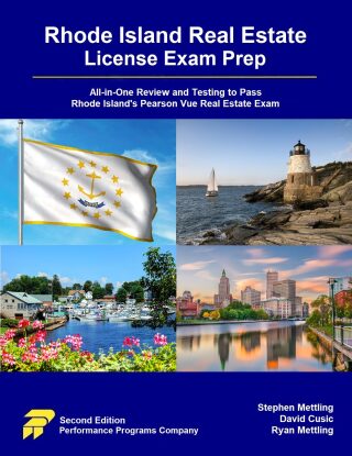 Cover image: Rhode Island Real Estate License Exam Prep: All-in-One Review and Testing to Pass Rhode Island's Pearson Vue Real Estate Exam 2nd edition 9781965482223