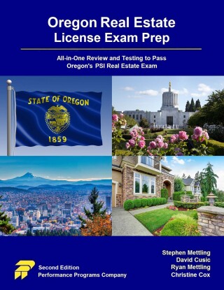Cover image: Oregon Real Estate License Exam Prep: All-in-One Review and Testing to Pass Oregon's PSI Real Estate Exam 2nd edition 9781965482308