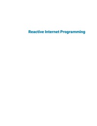 Titelbild: Reactive Internet Programming 9781970001761