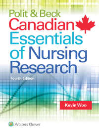 Titelbild: Polit & Beck Canadian Essentials of Nursing Research 4th edition 9781496301468
