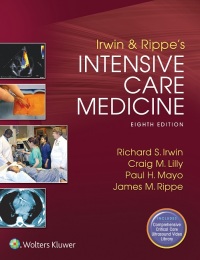 Imagen de portada: Irwin and Rippe's Intensive Care Medicine 8th edition 9781496306081