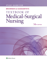 Cover image: Study Guide for Brunner & Suddarth's Textbook of Medical-Surgical Nursing 14th edition 9781496355096