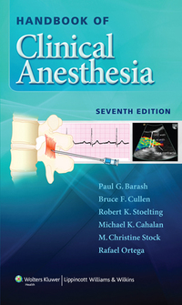 Cover image: Handbook of Clinical Anesthesia 7th edition 9781451176155