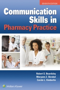 Imagen de portada: Communication Skills in Pharmacy Practice 7th edition 9781975105419