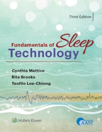 Cover image: Fundamentals of Sleep Technology 3rd edition 9781975111625