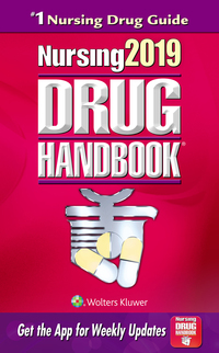 Imagen de portada: Nursing2019 Drug Handbook 39th edition 9781496384072