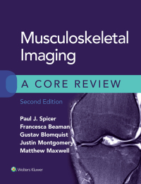 Cover image: Musculoskeletal Imaging: A Core Review 2nd edition 9781975120450