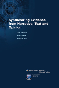 Cover image: Synthesizing Evidence from Narrative, Text and Opinion