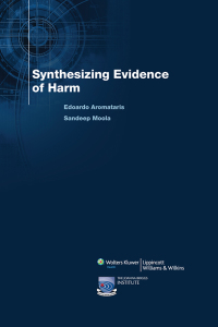 表紙画像: Synthesizing Evidence of Harm