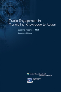 表紙画像: Public Engagement in Translating Knowledge to Action