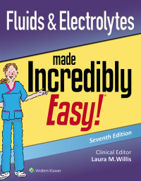 Cover image: Fluids & Electrolytes Made Incredibly Easy! 7th edition 9781975125066
