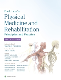 Cover image: DeLisa's Physical Medicine and Rehabilitation: Principles and Practice 6th edition 9781496374967