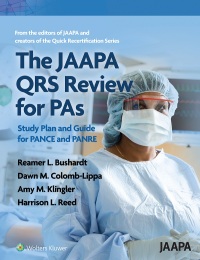 Imagen de portada: The JAAPA QRS Review for Pas 1st edition 9781975143817