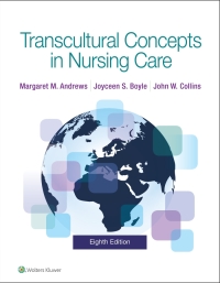 表紙画像: Transcultural Concepts in Nursing Care 8th edition 9781975110673