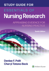 Imagen de portada: Study Guide for Essentials of Nursing Research 10th edition 9781975146399