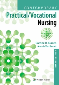 Imagen de portada: Contemporary Practical/Vocational Nursing 9th edition 9781975136215