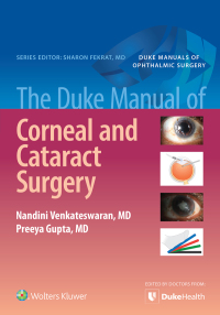 Cover image: The Duke Manual of Corneal and Cataract Surgery 1st edition 9781975150006