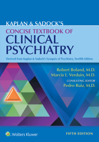 Imagen de portada: Kaplan & Sadock's Concise Textbook of Clinical Psychiatry 5th edition 9781975167486
