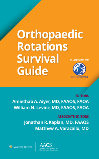 صورة الغلاف: Orthopaedic Rotations Survival Guide 1st edition 9781975173869