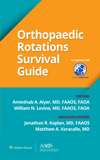 Cover image: Orthopaedic Rotations Survival Guide 1st edition 9781975173869