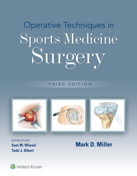 Imagen de portada: Operative Techniques in Sports Medicine Surgery 3rd edition 9781975172022