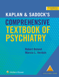 Imagen de portada: Kaplan and Sadock's Comprehensive Text of Psychiatry 11th edition 9781975175733