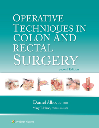 Cover image: Operative Techniques in Colon and Rectal Surgery 2nd edition 9781975176525