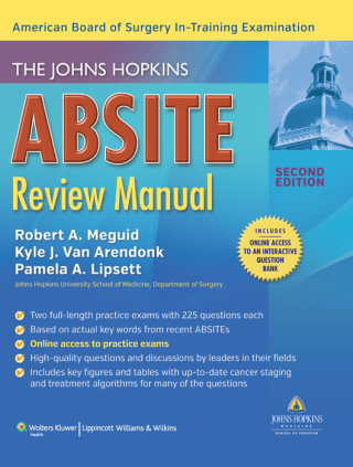 صورة الغلاف: The Johns Hopkins ABSITE Review Manual 2nd edition 9781451173321