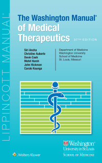 Imagen de portada: The Washington Manual of Medical Therapeutics 37th edition 9781975190620
