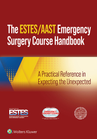 Titelbild: AAST/ESTES Emergency Surgery Course 1st edition 9781975190651