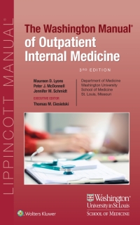 Cover image: The Washington Manual of Outpatient Internal Medicine 3rd edition 9781975180515