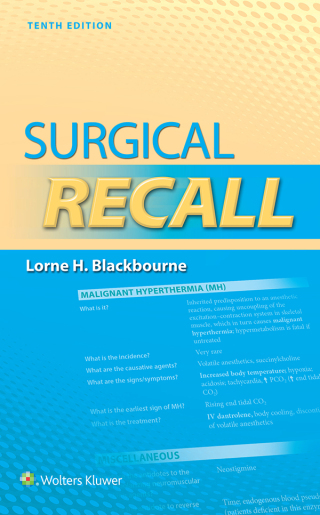 Cover image: Surgical Recall 10th edition 9781975212483