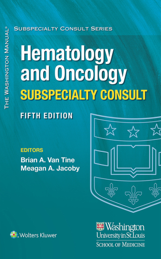 Cover image: The Washington Manual Hematology and Oncology Subspecialty Consult 5th edition 9781975212841