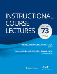 Imagen de portada: Instructional Course Lectures: Volume 73 1st edition 9781975220914