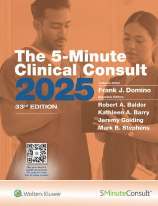 Cover image: The 5-Minute Clinical Consult 2025 33rd edition 9781975234720