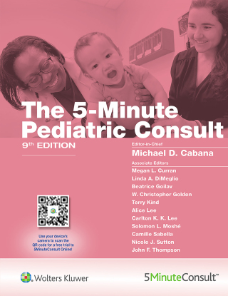 Cover image: The 5-Minute Pediatric Consult 9th edition 9781975204938