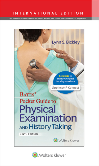 Imagen de portada: Bates' Pocket Guide to Physical Examination and History Taking 9th edition 9781975152420