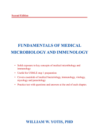Imagen de portada: Fundamentals of Medical Microbiology and Immunology 9781977248701