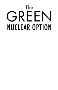 Cover image: The Green Nuclear Option 9781977259325